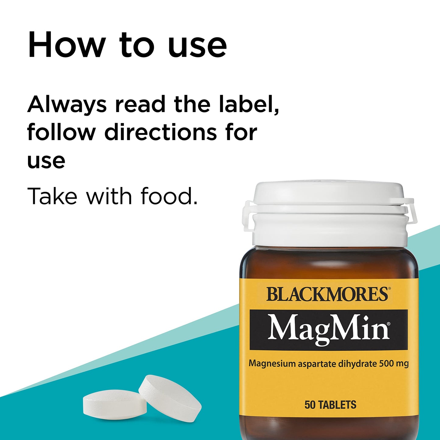 Blackmores Magmin 500mg 50 Tablets