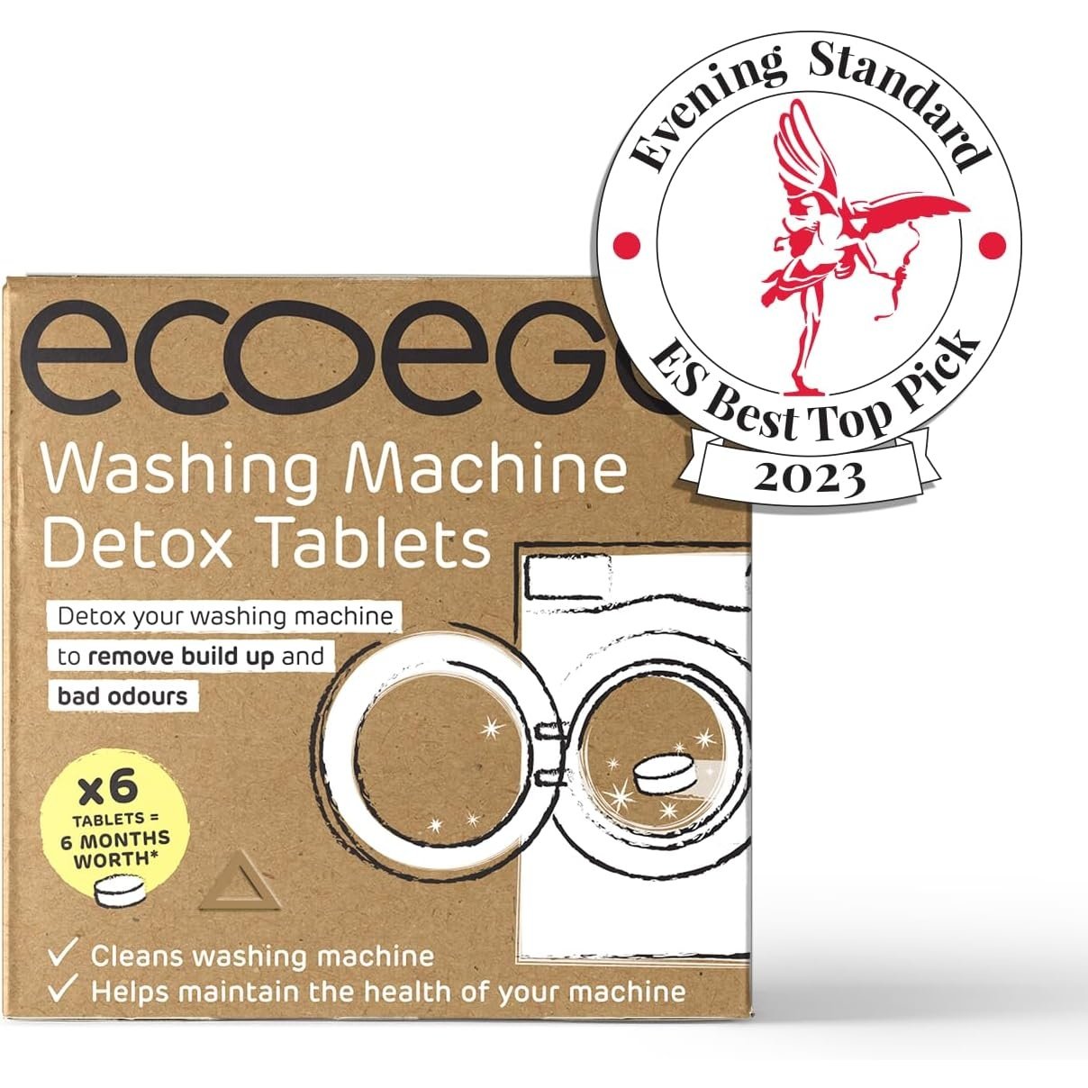 ECOEGG Washing Machine Detox Tablets 6pk