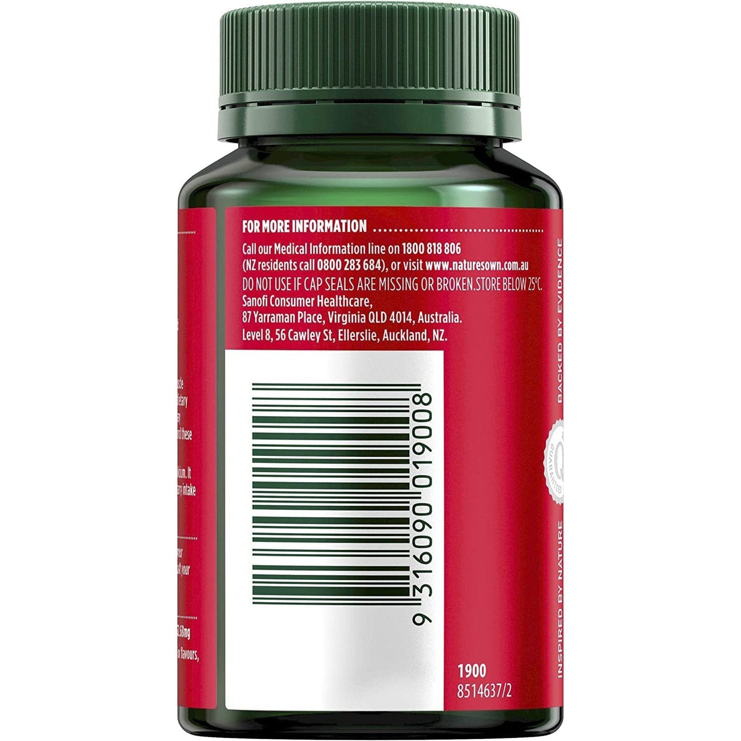 Nature's Own High Strength Magnesium Orotate 800mg 60 Capsules