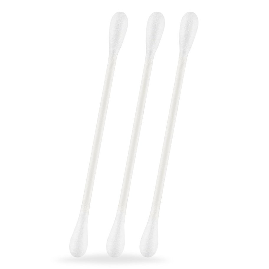 Swisspers Earth Kind Cotton Tips With Paper Stems Twin Pack 2x400 Pack
