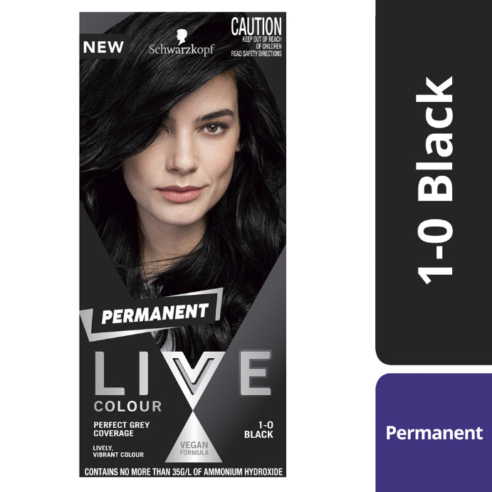 Schwarzkopf Live Colour Permanent 1.0 Black 1 Pack