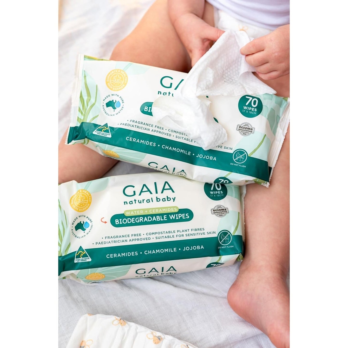GAIA Biodegradable Water Wipes 280pk