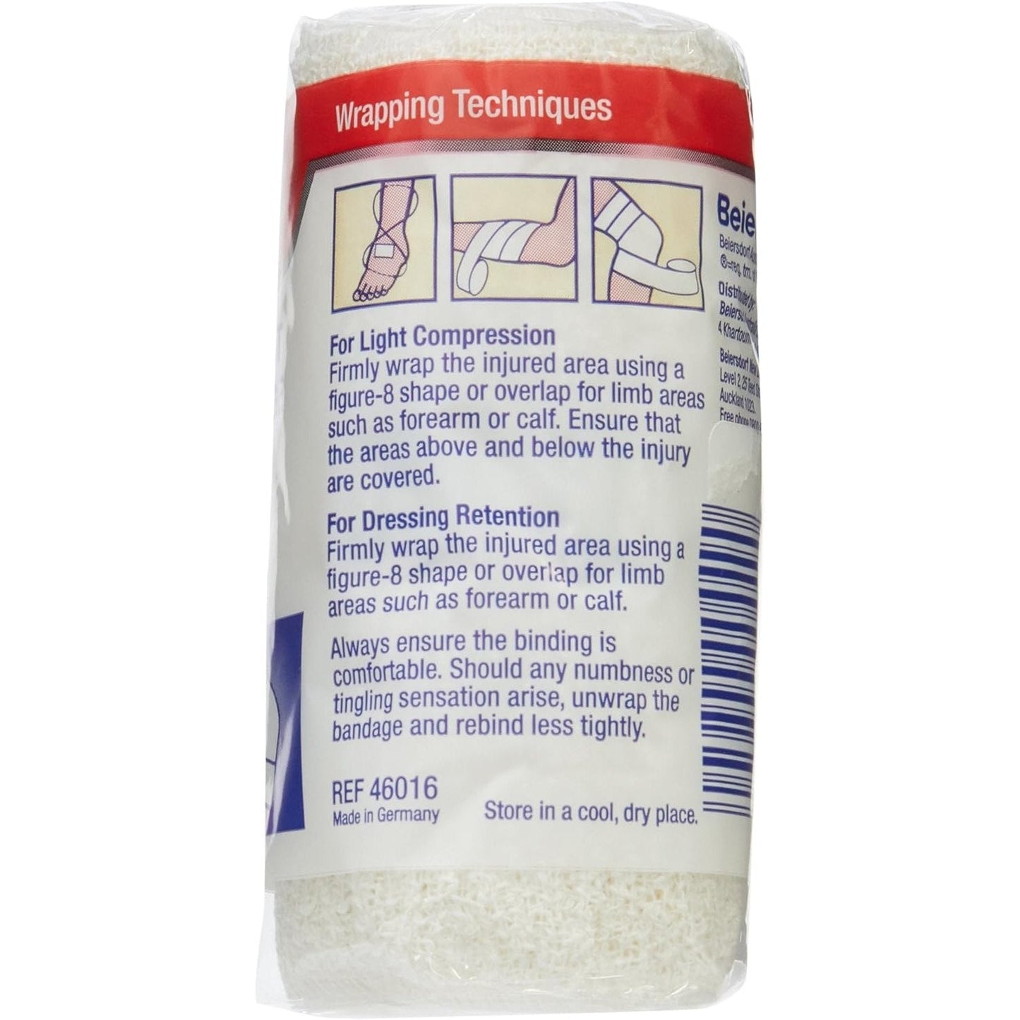 Elastocrepe 46016 Medium Weight Crepe Bandage 10cm x 1.6m