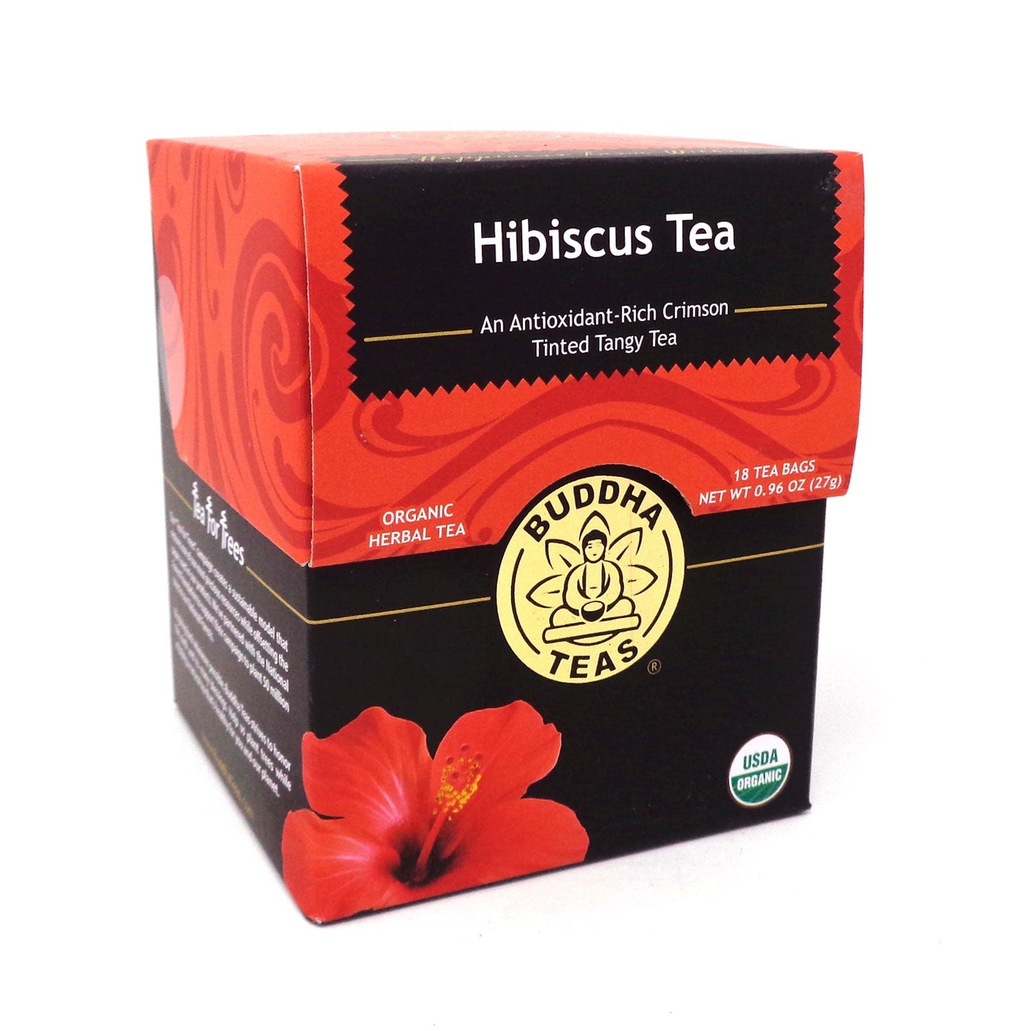 Buddha Teas Organic Herbal Tea Bags Hibiscus Tea 18