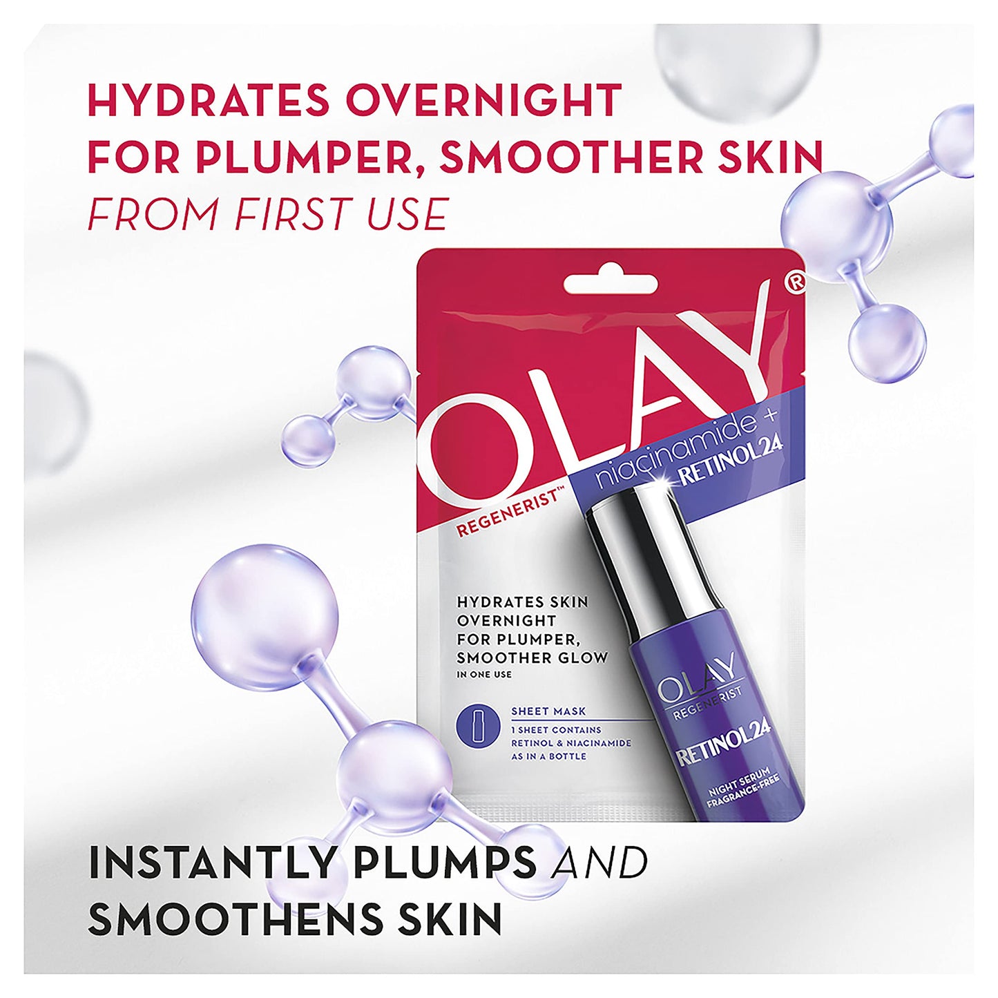 Olay Regenerist Niacinamide + Retinol24 Sheet Mask