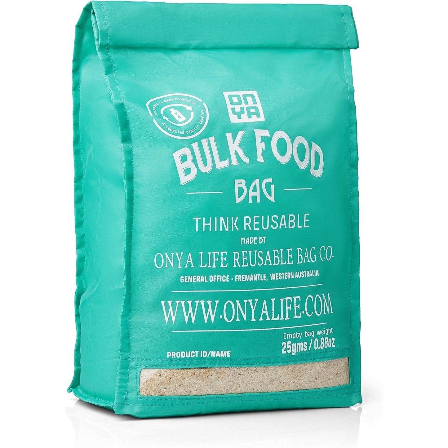 Onya Reusable Bulk Food Bag Set Aqua