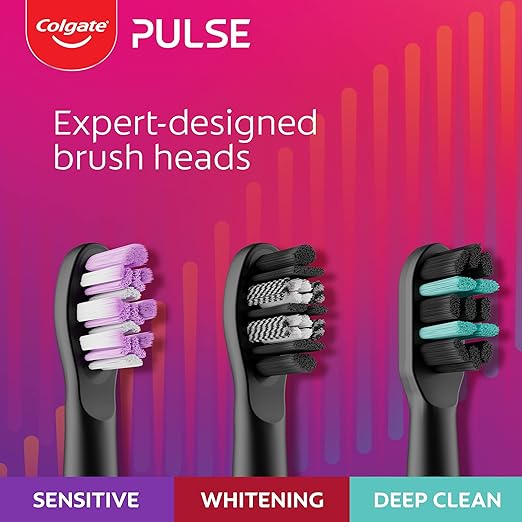 Colgate Electric Toothbrush Series 2 Pulse Deep Clean & Sensitive Black
