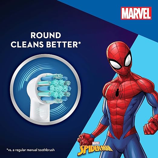 Oral B Power Vitality Kids Stages Refill Spiderman 2 Pack