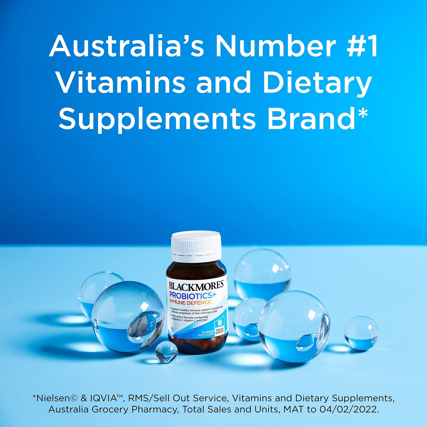 Blackmores Probiotics+ Immune Defence 30 Capsules