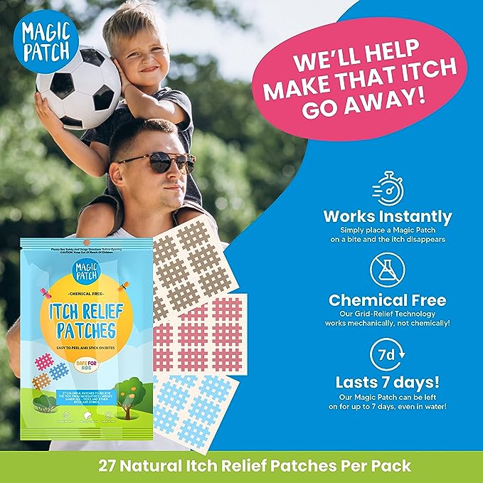 NATPAT Organic Itch Relief Stickers x 30 Pack