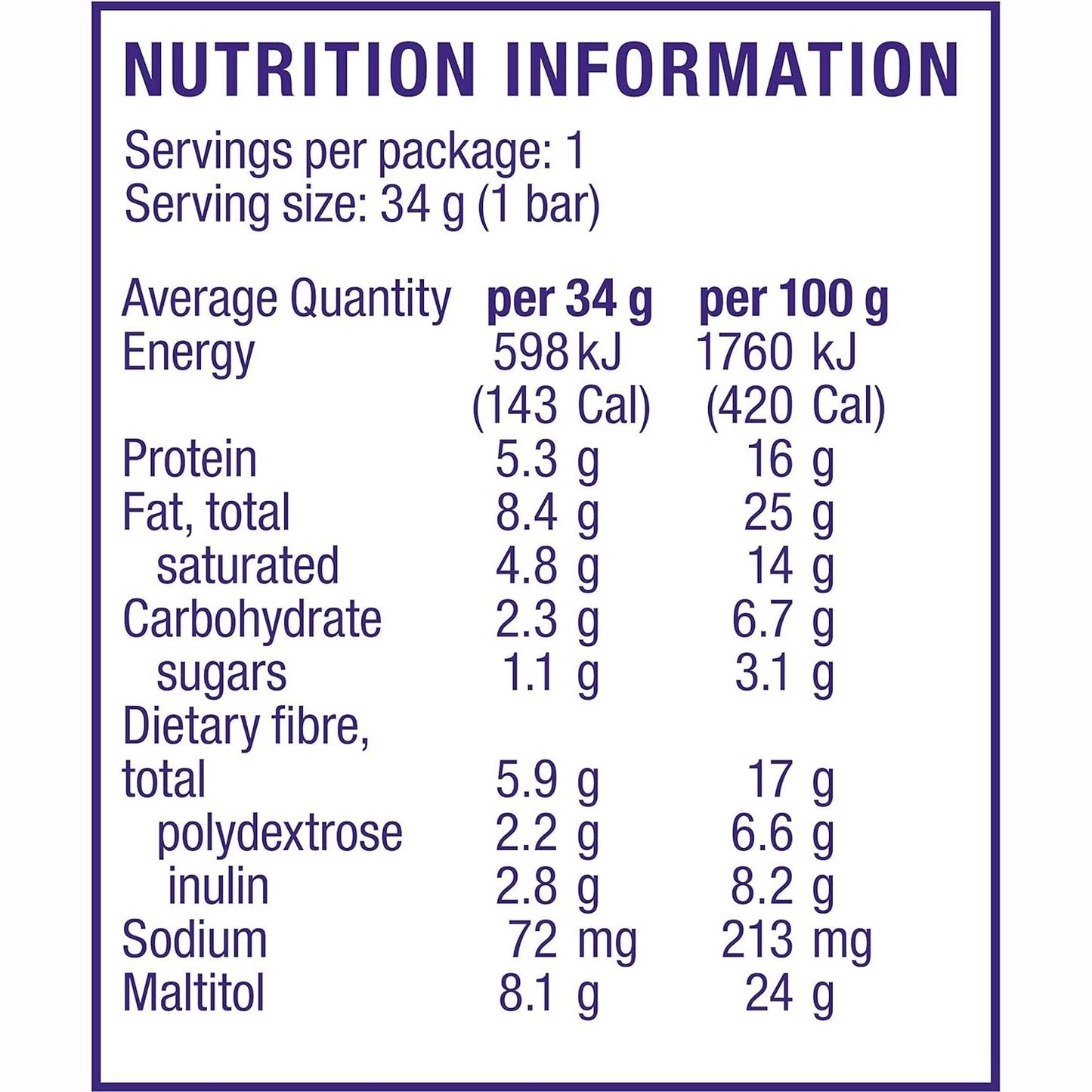 Atkins Endulge Caramel Nut Chew 170g 5 Pack