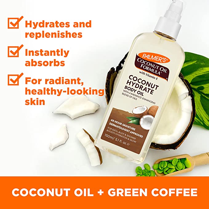 Palmer's Coconut Oil Hydrate Replenish Body Oil 150ml