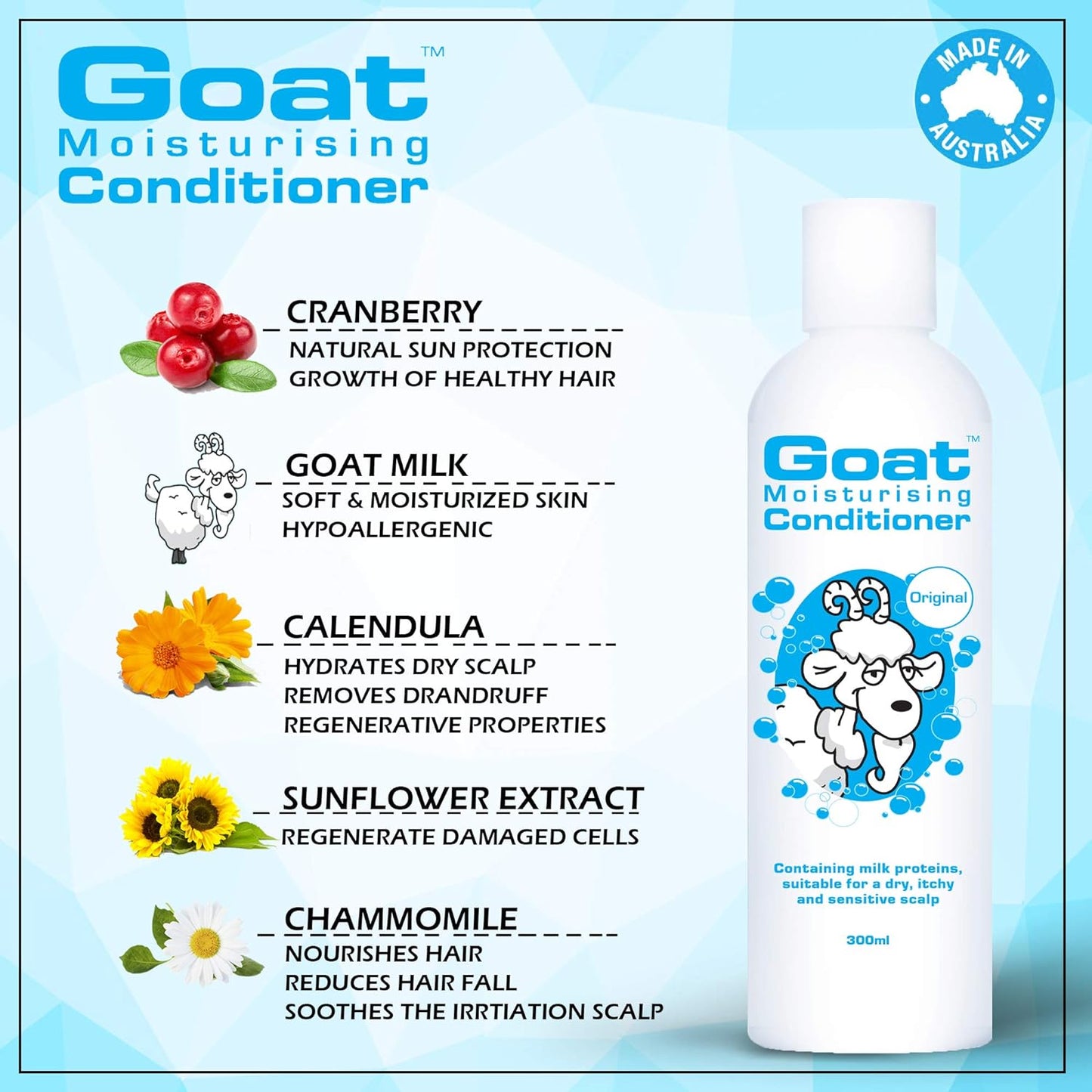 Goat Range Goat Moisturising Conditioner Original 300ml