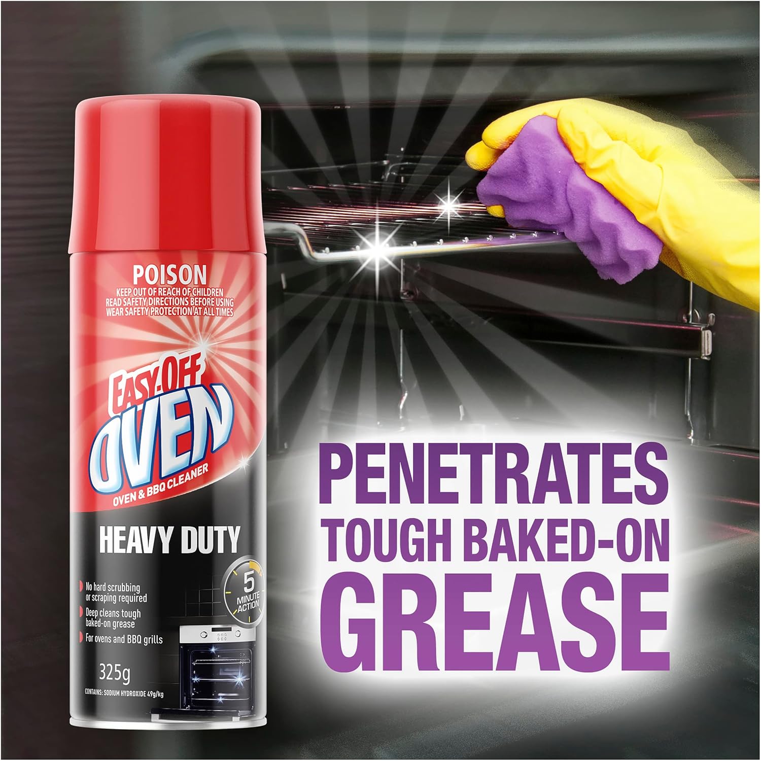 Easy-Off Heavy Duty Oven & BBQ Cleaner 325g