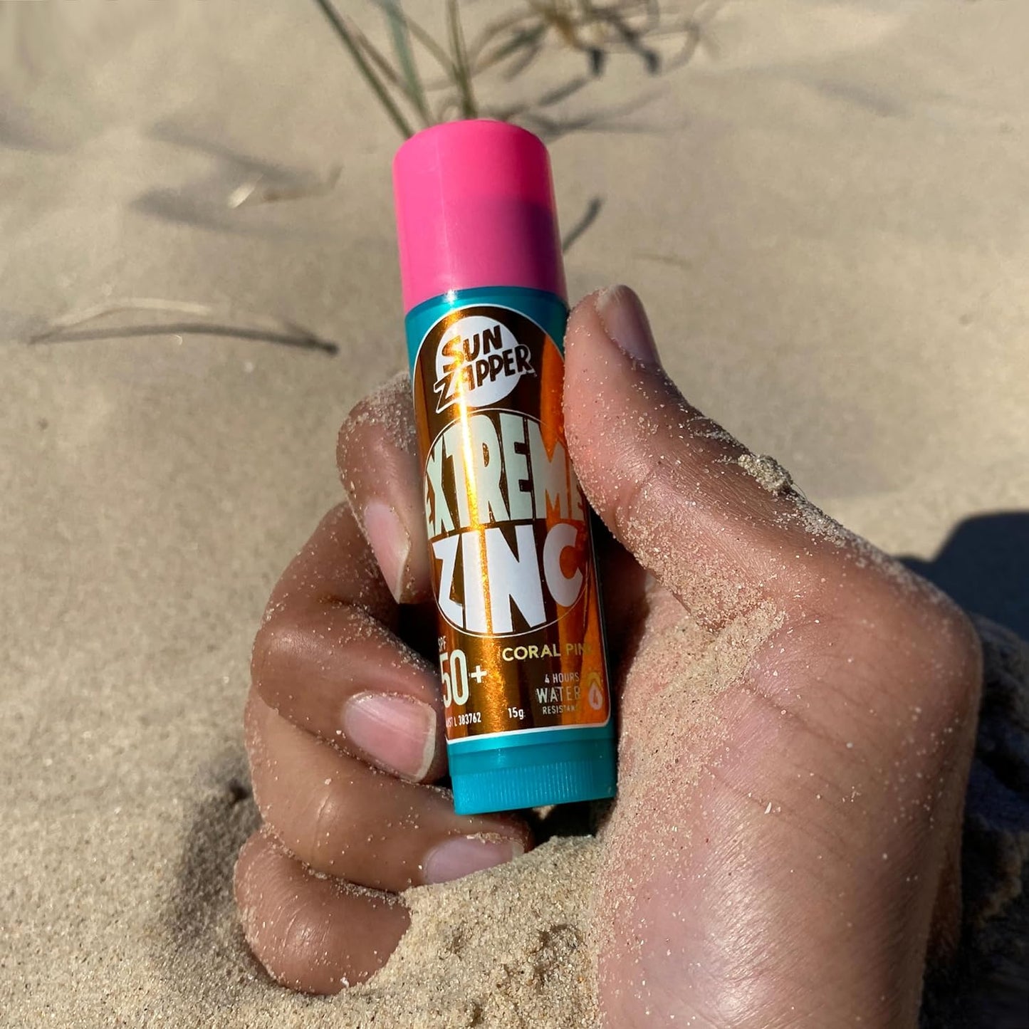 SUN ZAPPER EXTREME ZINC STICK 15G CORAL PINK