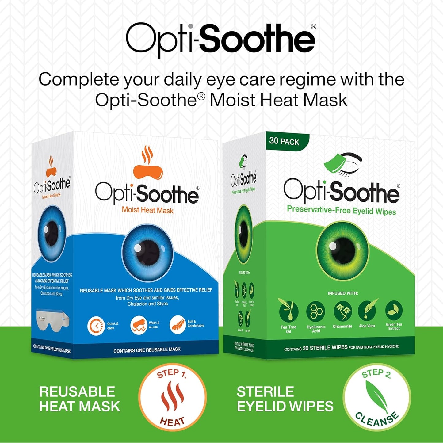 Opti Soothe Preservative Free Eyelid Wipes 30 Pack