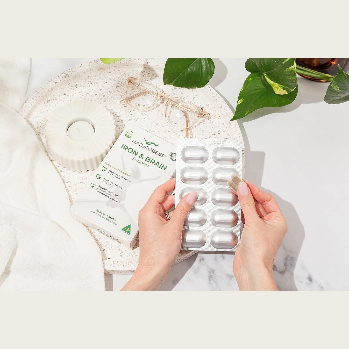 NaturoBest Iron & Brain Support 30c