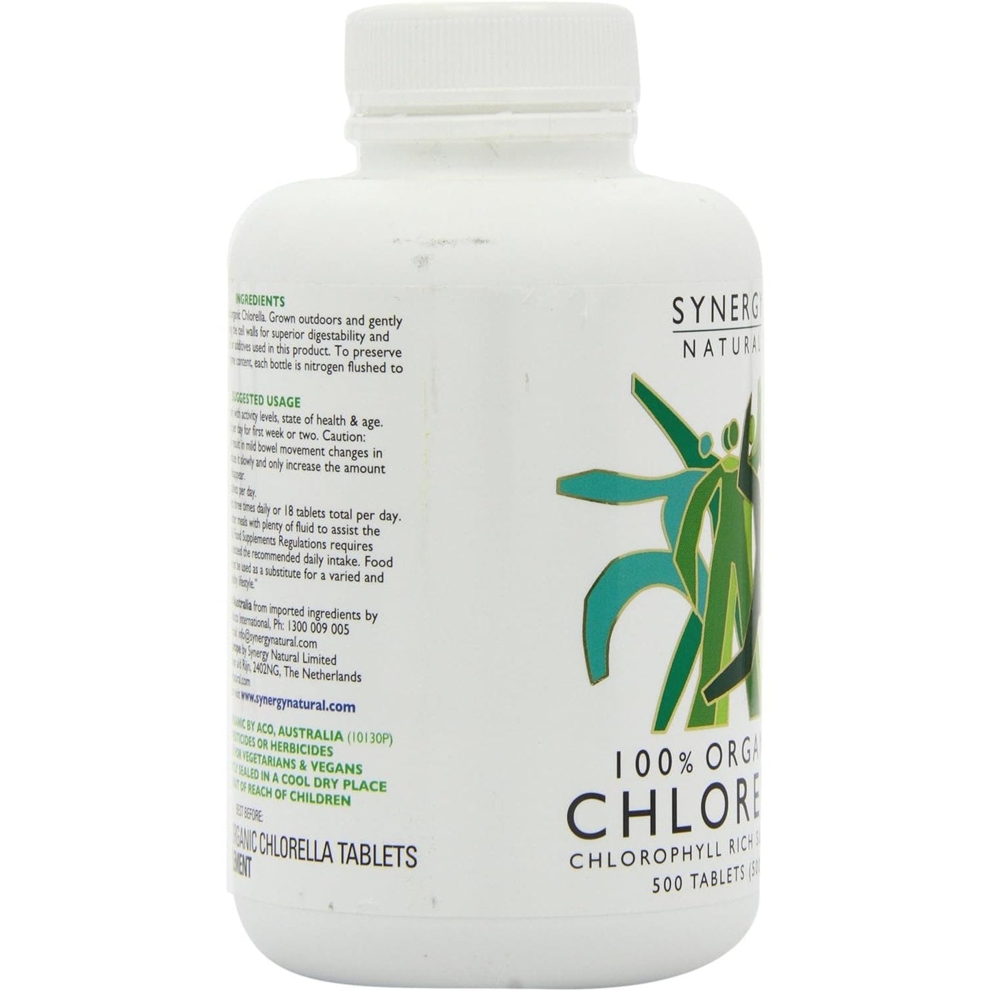 Synergy Natural Organic Chlorella 500mg 500t