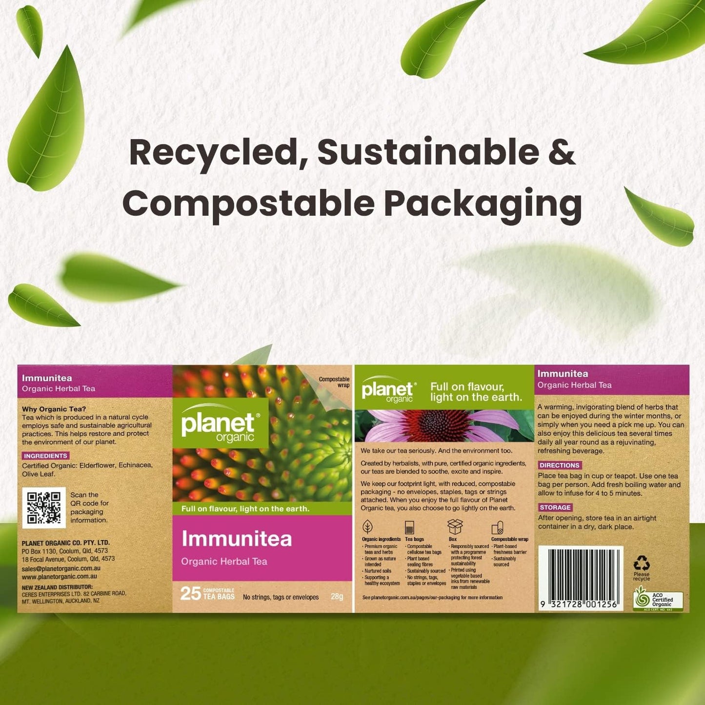 Planet Organic Organic Immunitea Herbal Tea x 25 Tea Bags