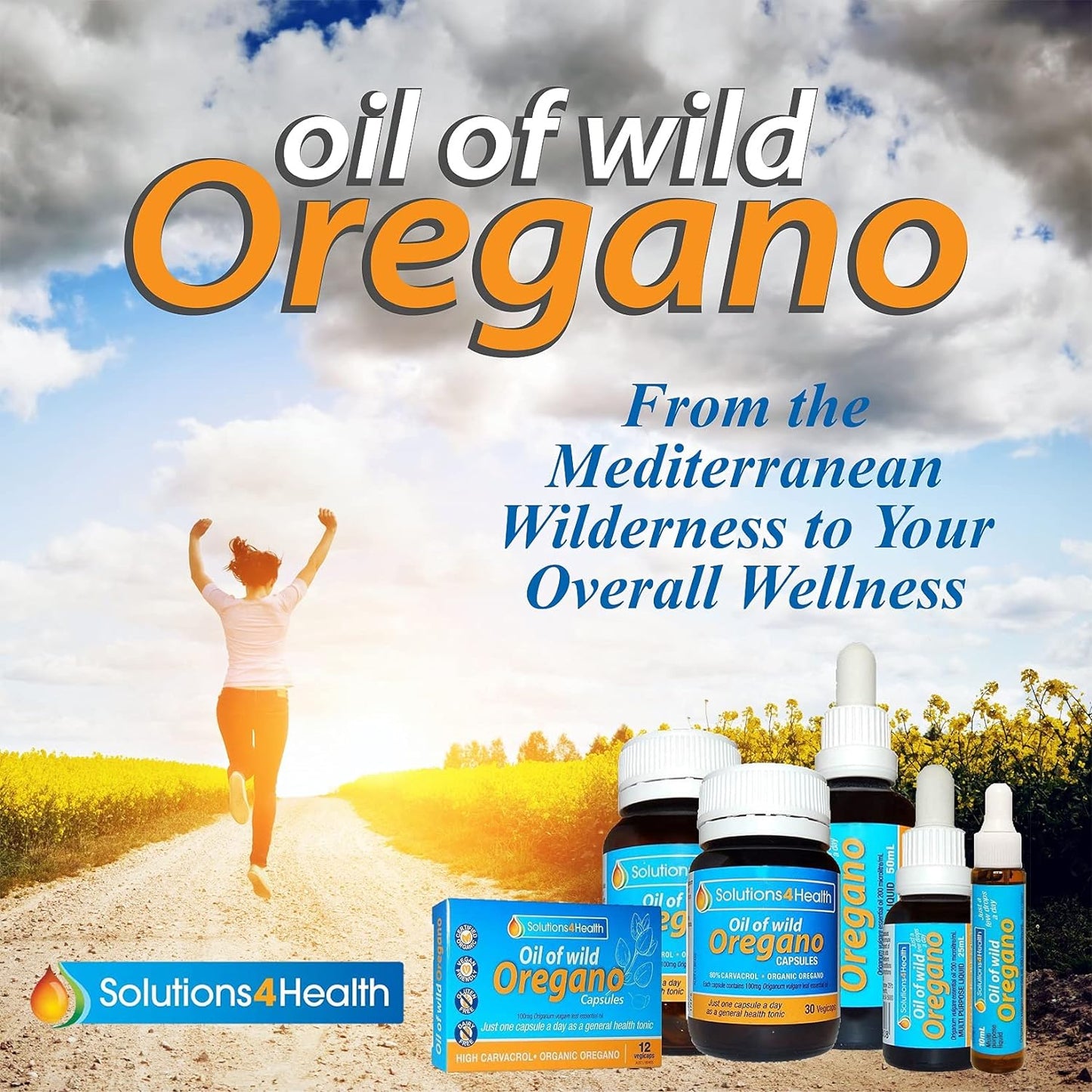Solutions 4 Health Oil of Wild Oregano Lozenge Drops Honey Flavour x 12 Pack