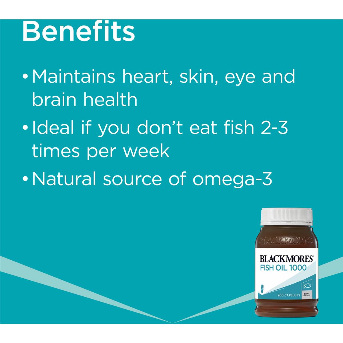 Blackmores Fish Oil 1000mg 200 Capsules