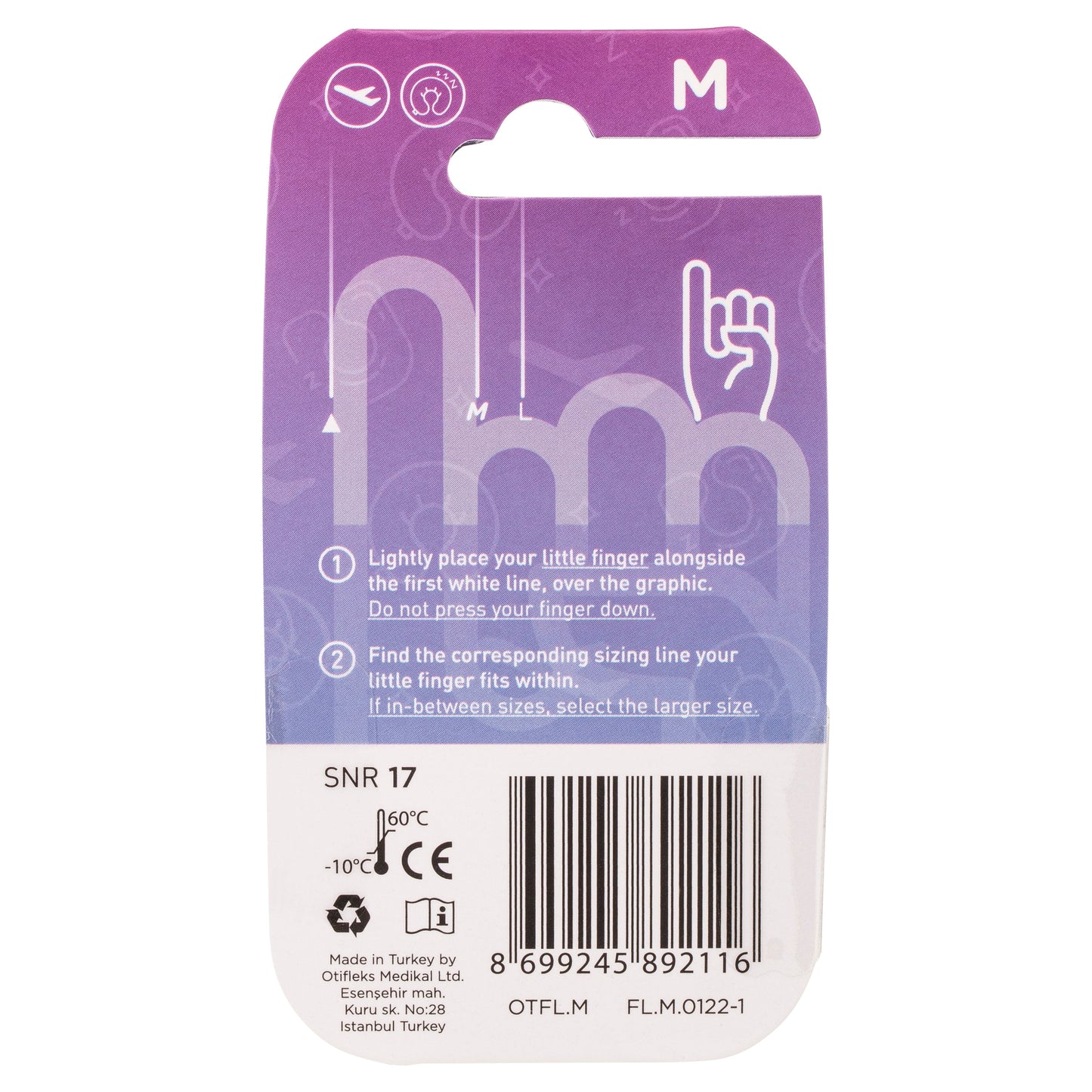 Otifleks Flier Earplugs Medium 1 pair