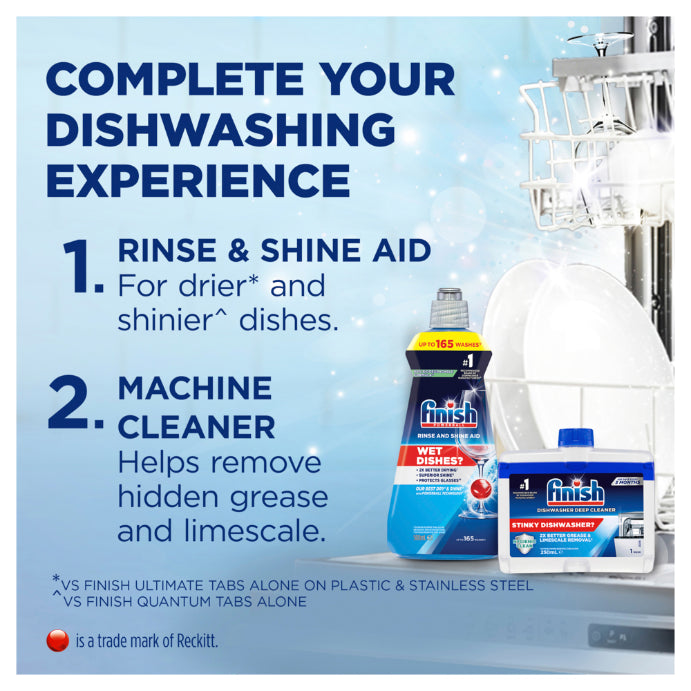 Finish Power Essential Auto Dishwash Tablets Lemon Sparkle 80 Pack