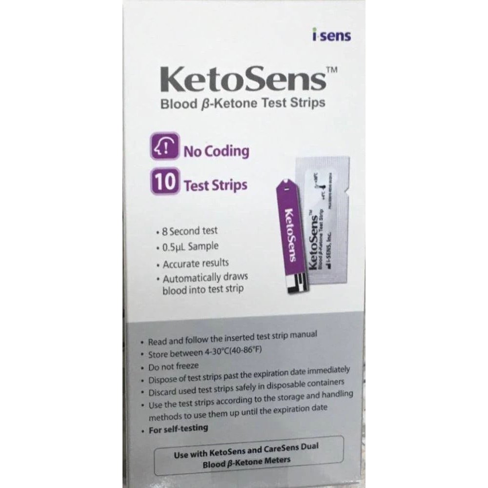 Caresens Ketosens Blood Ketone Test Strips 10 Pack