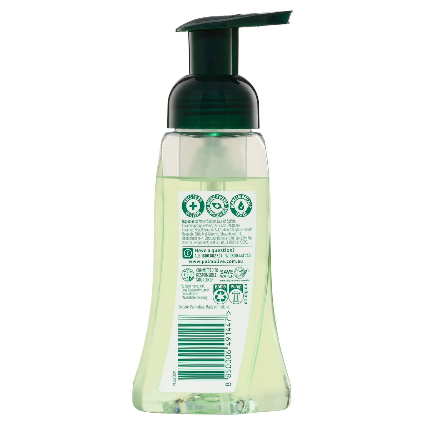 Palmolive Foaming Antibacterial Hand Wash Lime & Mint Pump 250mL