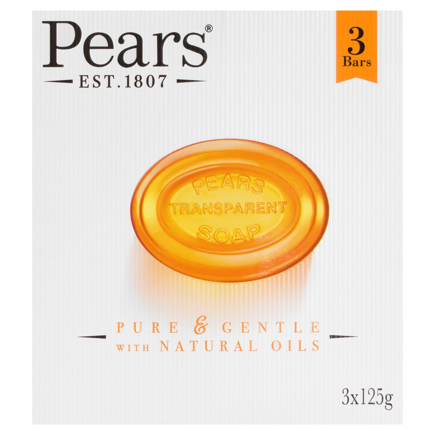 Pears Transparent Value Pack 3x125g