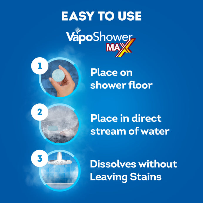 Vicks Vaposhower Max 4 Tabs