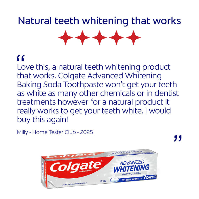Colgate Tooth Paste Advance White Baking Soda 180g