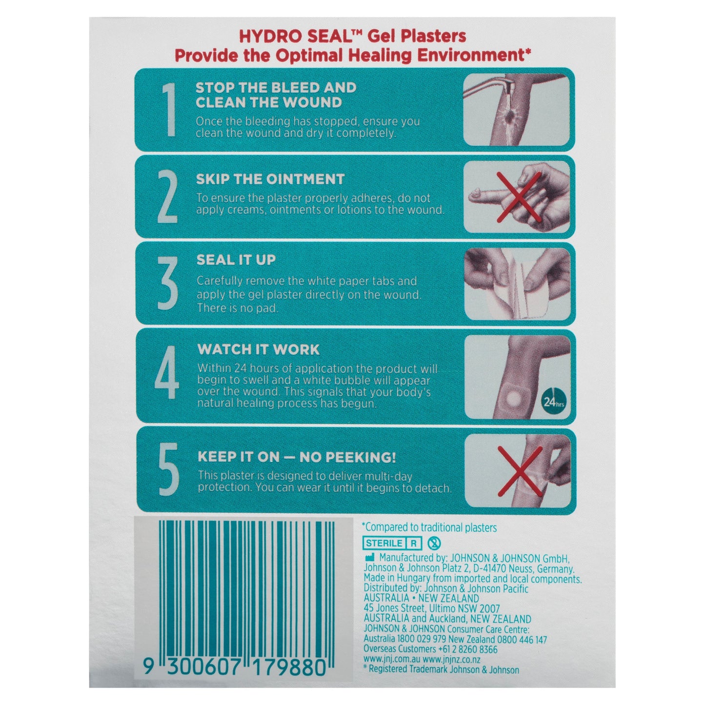 Band-aid Advanced Healing Hydro Seal Jumbo 3 Pack