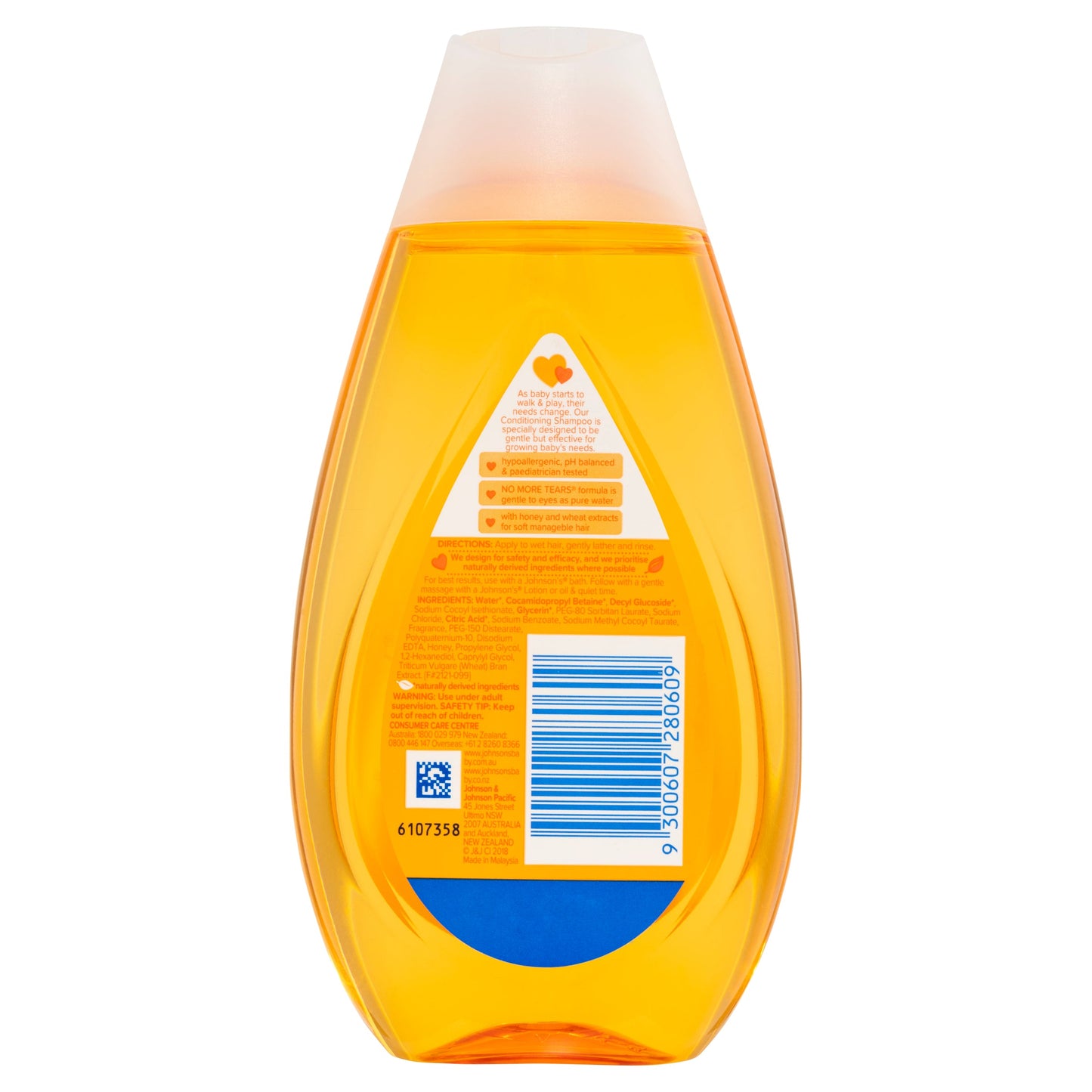 Johnson's Baby Shampoo Plus Conditioner 200ml