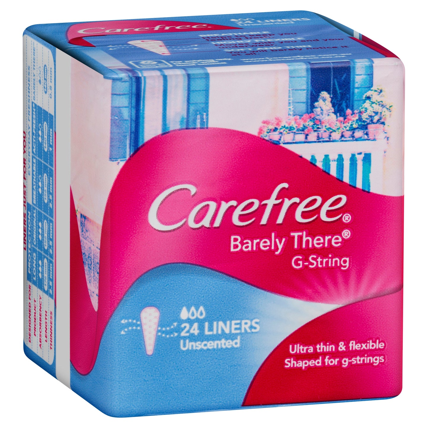 Carefree Barely There Liners G-string 24 Pack
