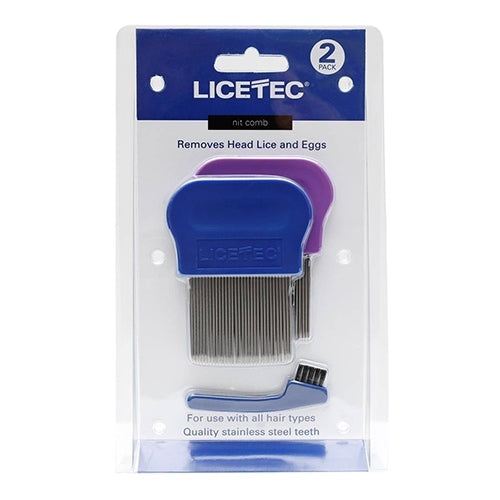 Licetec Metal Nit Comb 2 Pack