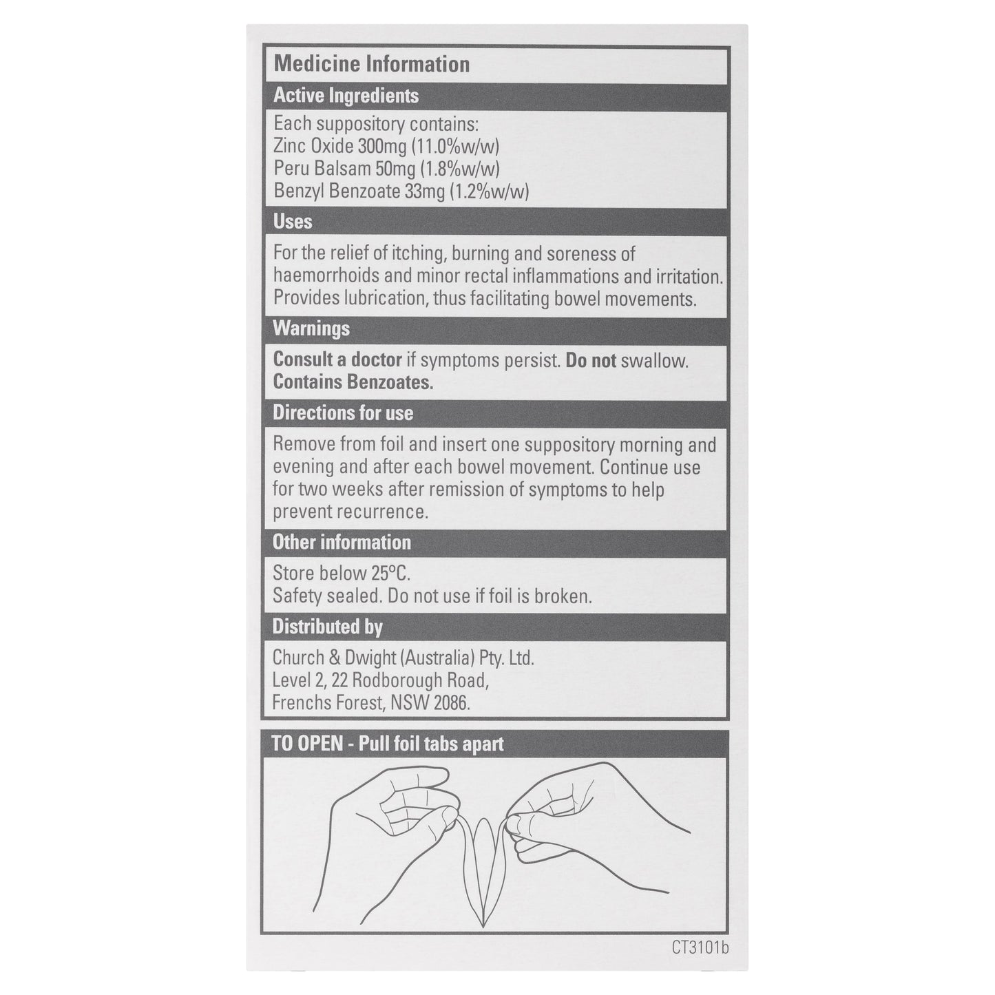 Anusol Suppositories 12 Pack