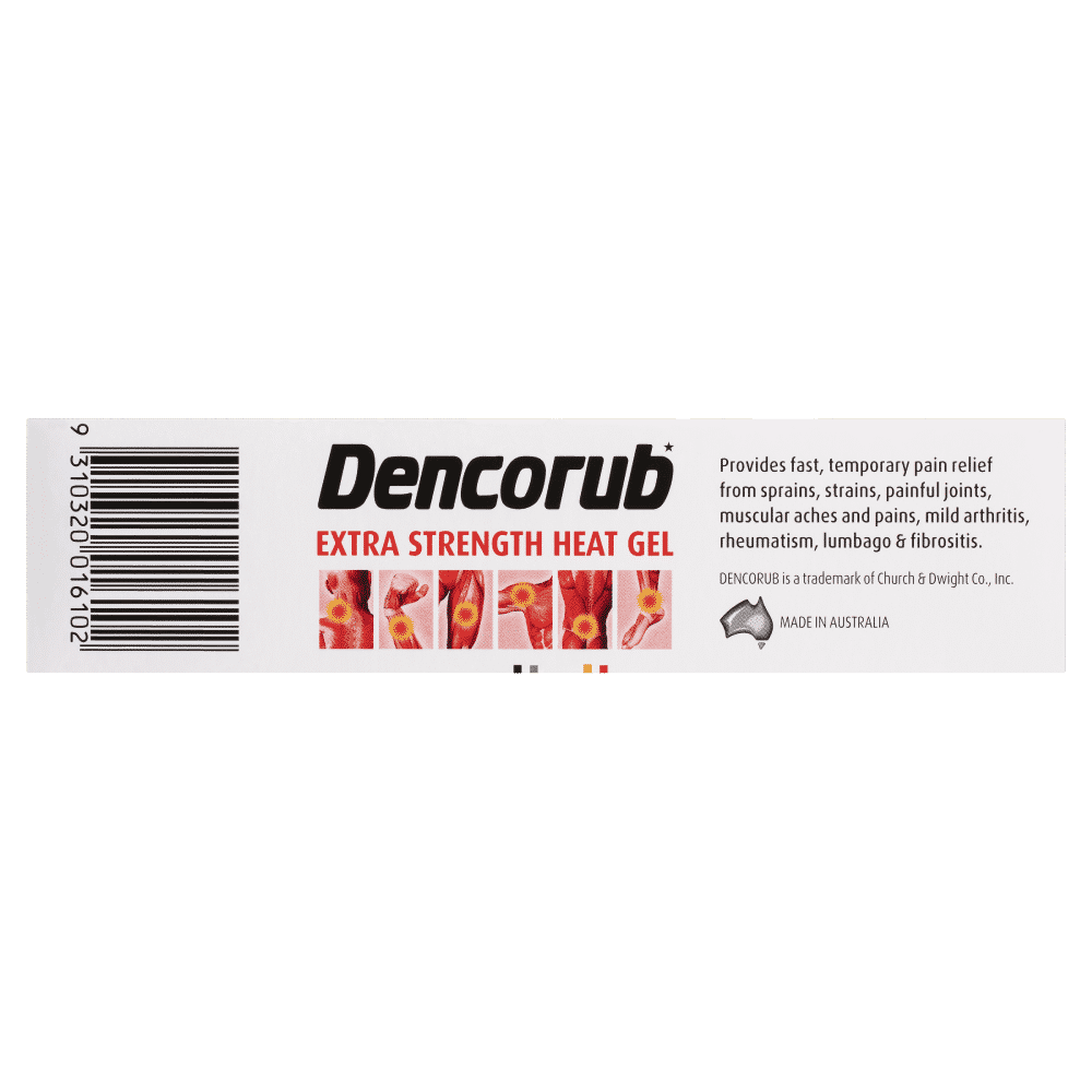 Dencorub Extra Strength Heat Gel 100g
