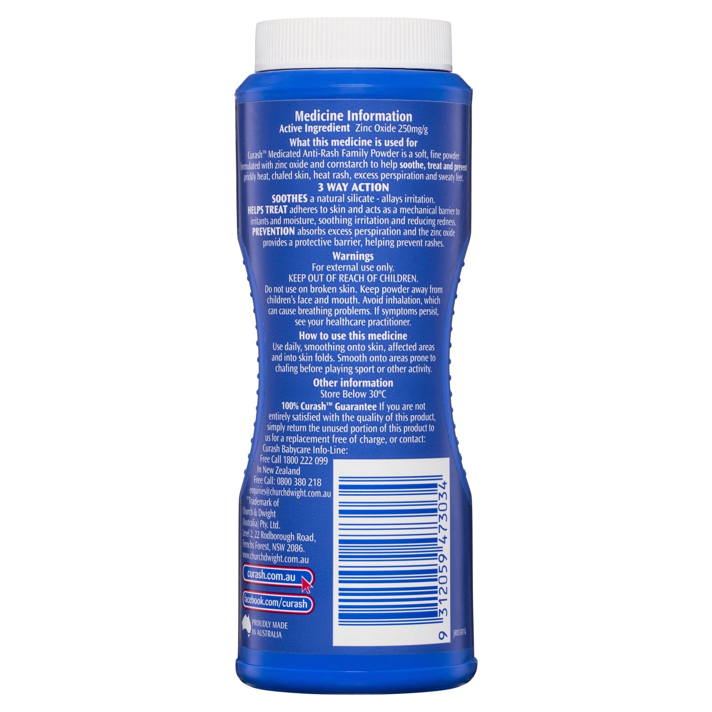 Curash Family Medicated Powder 100g