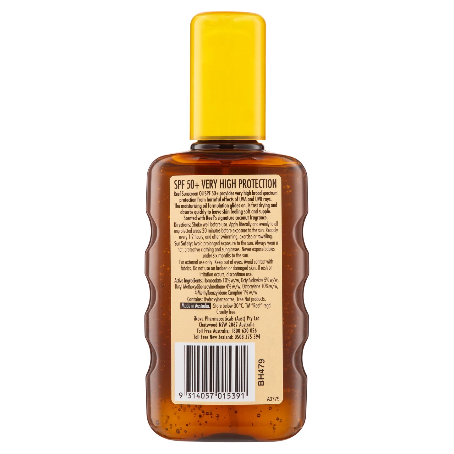 Reef SPF 50 Sunscreen Oil Spray 220ml