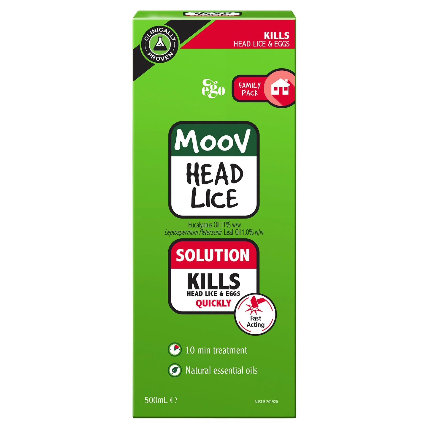 Ego Moov Head Lice Solution 500ml