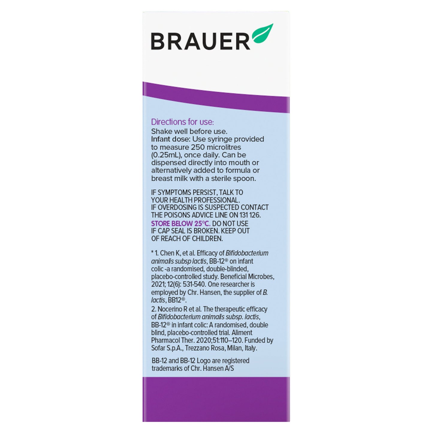 Brauer Coliceze Probiotic Drops for Infants 7.5ml