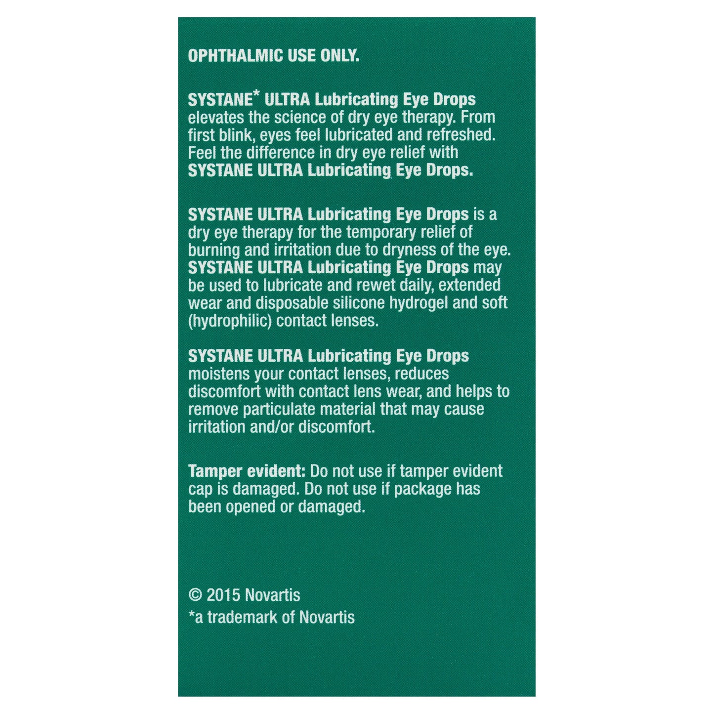 Systane Ultra Lubricant Eye Drops 10ml