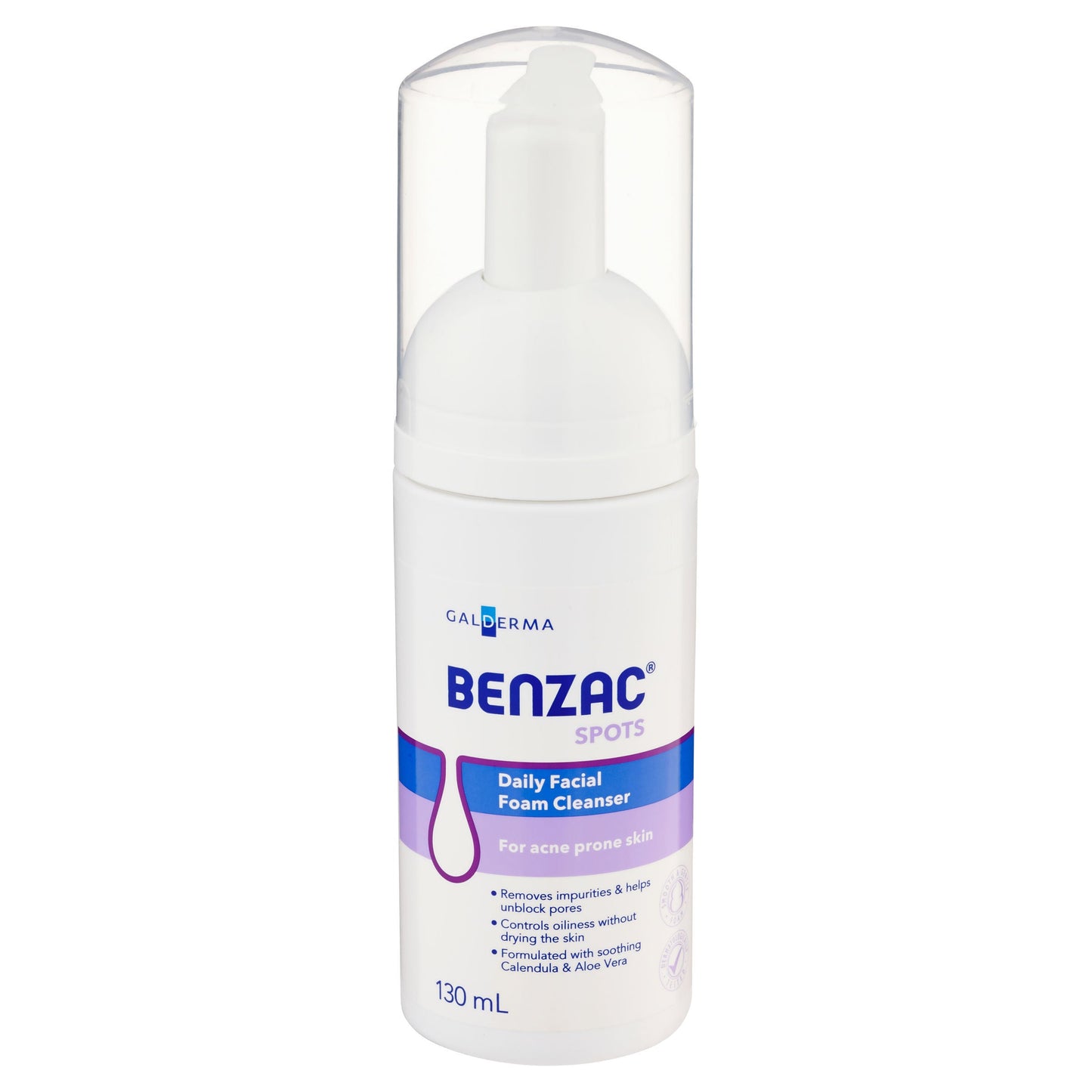 Benzac Daily Facial Foam Cleanser 130ml