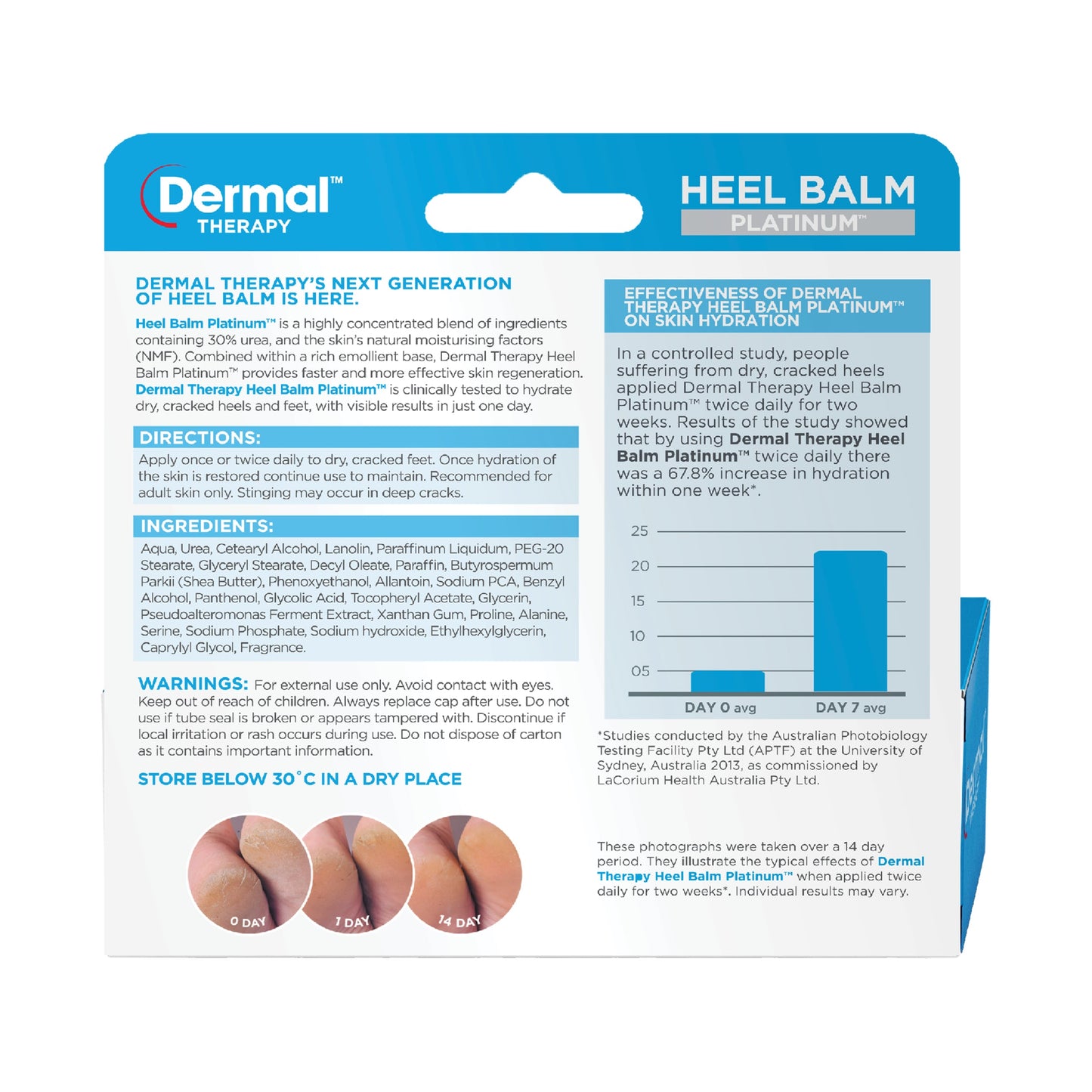 Dermal Therapy Platinum Heel Balm 75g