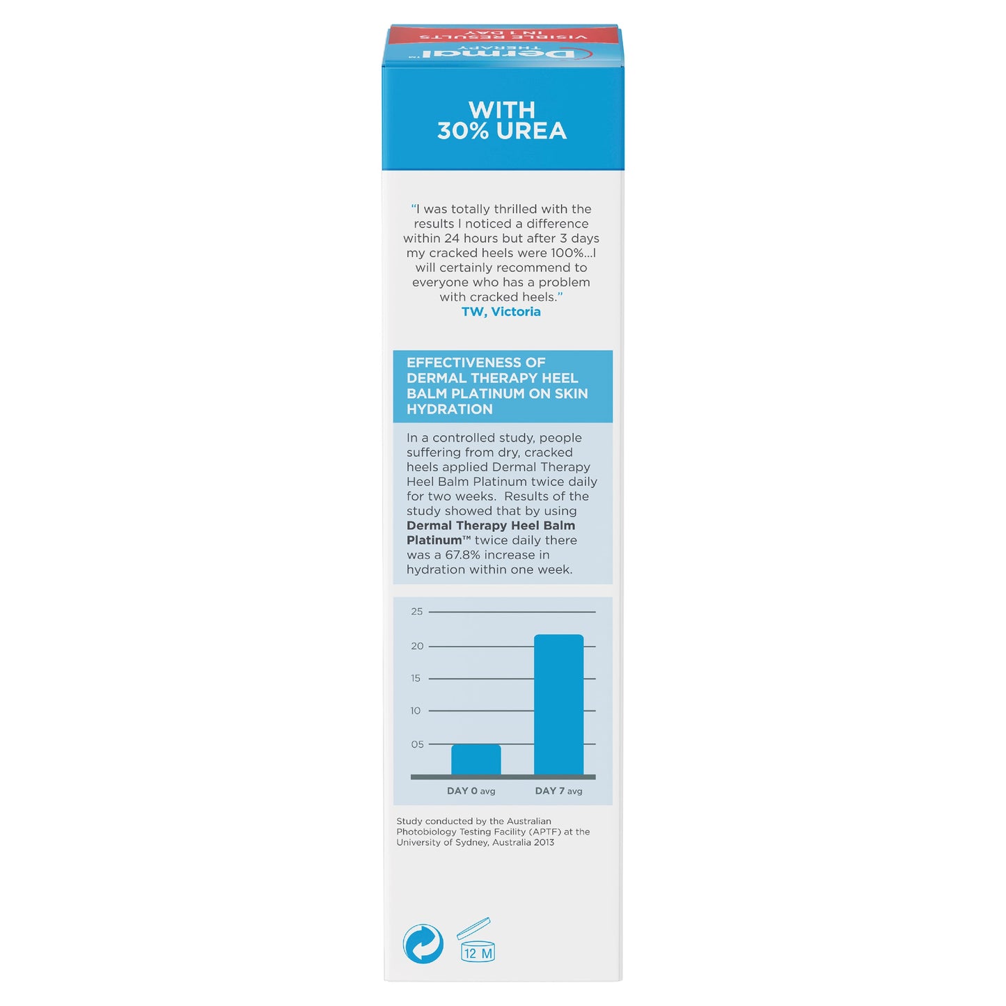 DERMAL THERAPY Heel Balm Platinum 28g