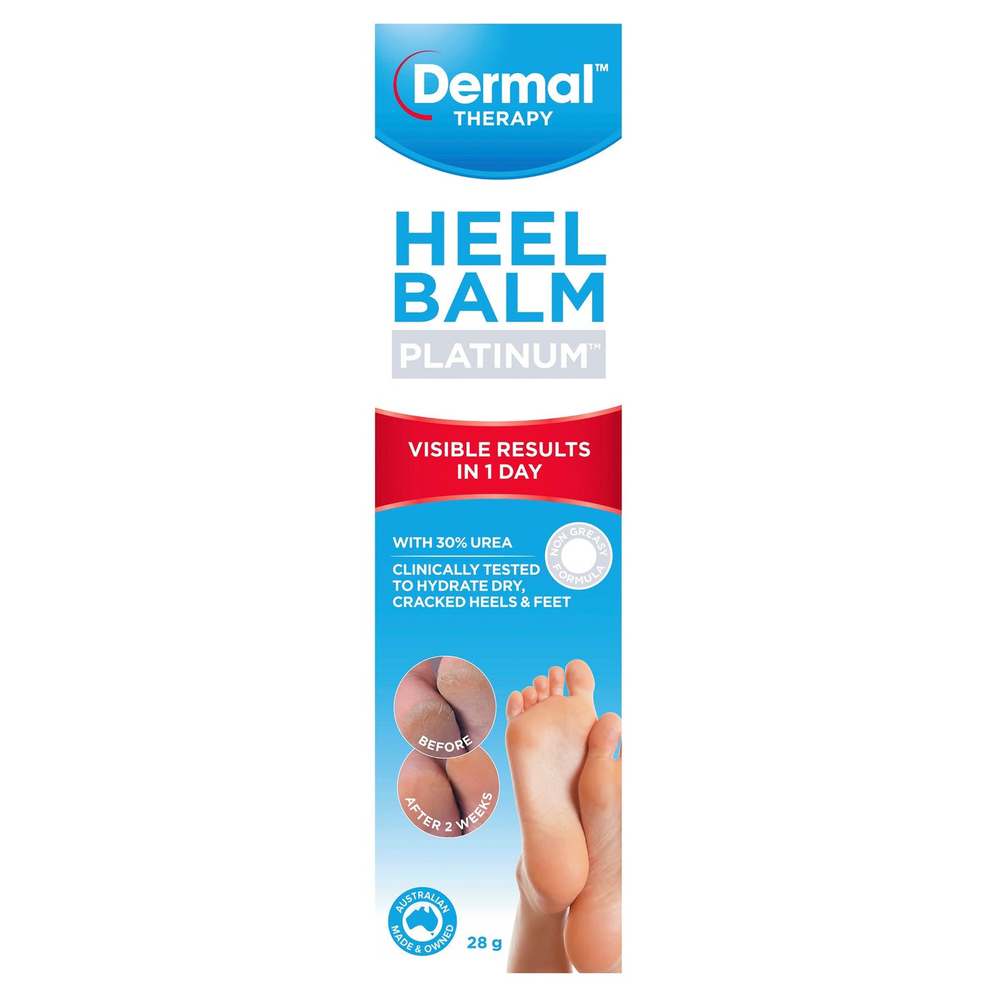 DERMAL THERAPY Heel Balm Platinum 28g