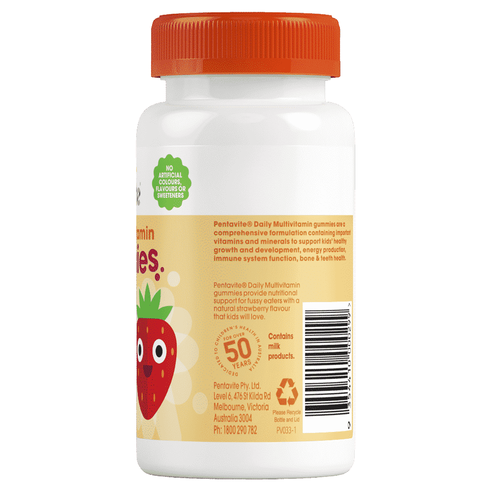 Pentavite Daily Multivitamin Kids Gummies 60 Gummies