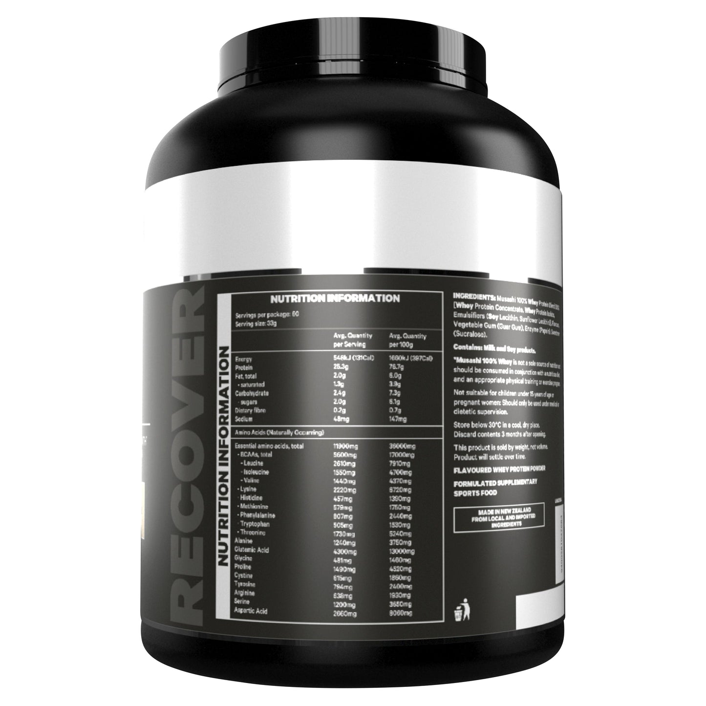 Musashi 100% Whey Vanilla 2kg