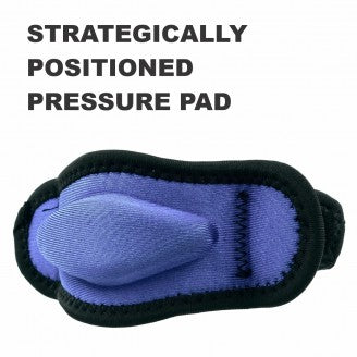 Body Assist Sports Tennis Elbow Band With Pressure Pad Blk One Size